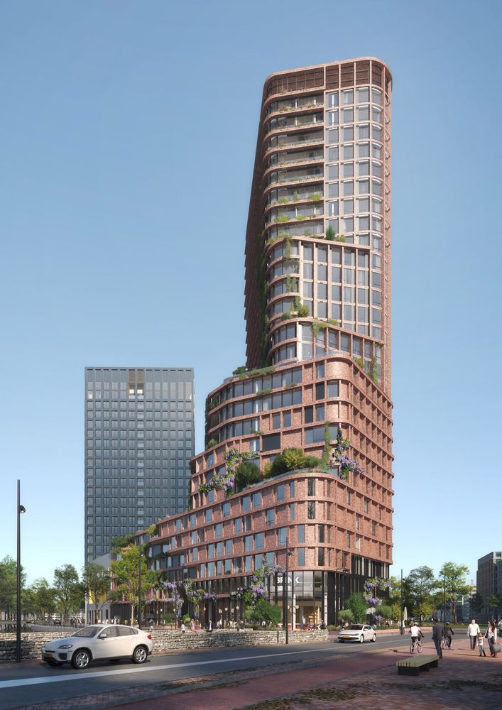 绿色宜居的 Mecanoo 公寓建筑——Brink Tower