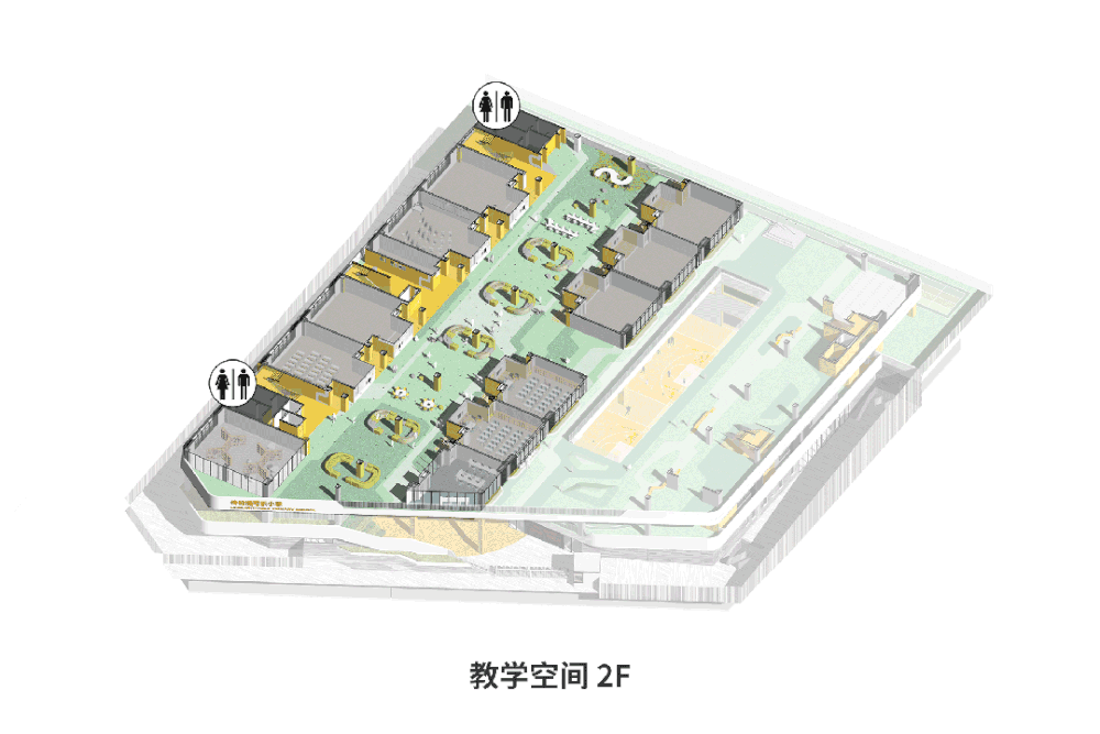 深圳修远小学 | 紧凑用地下的立体生态校园
