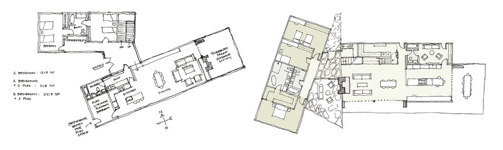 旋转视角的定制预制住宅——HingeHouse