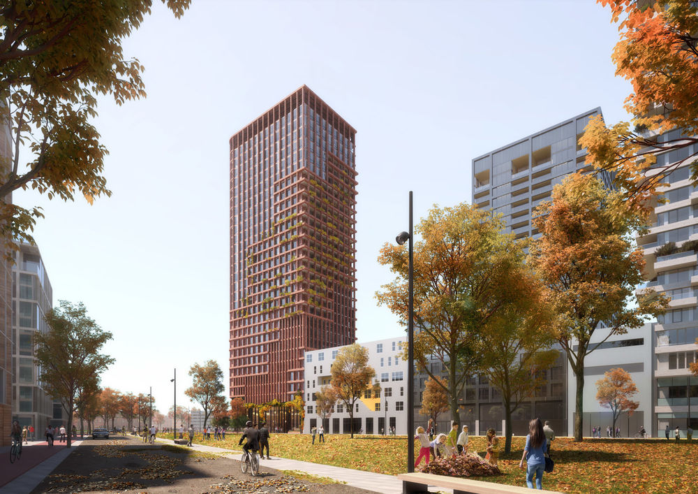 绿色宜居的 Mecanoo 公寓建筑——Brink Tower