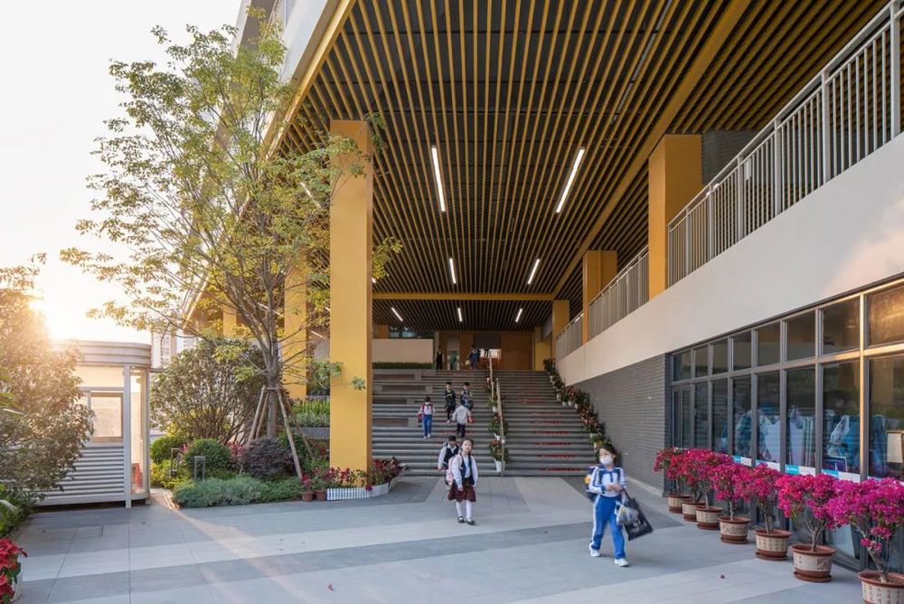 深圳修远小学 | 紧凑用地下的立体生态校园
