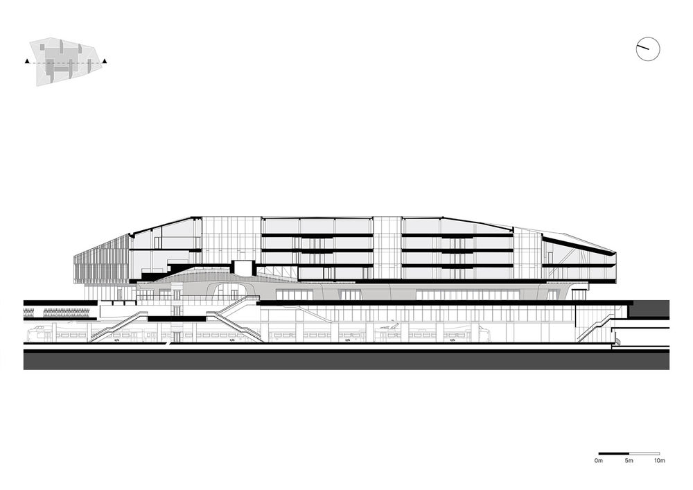Mecanoo 打造 Delft 市政厅与火车站设计亮点解读