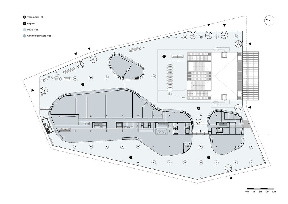 Mecanoo 打造 Delft 市政厅与火车站设计亮点解读