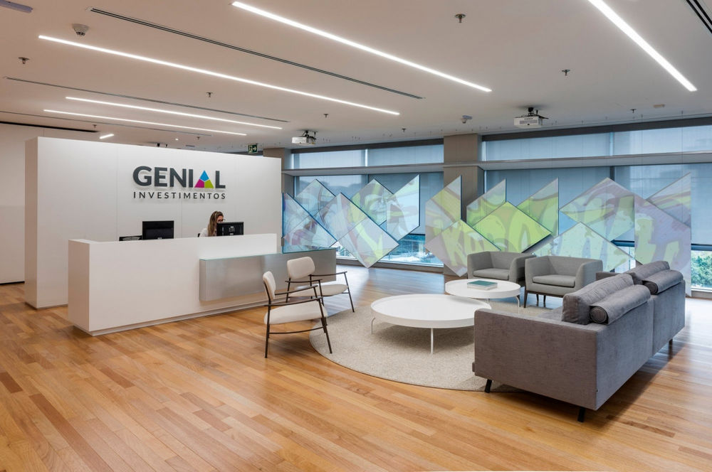 巴西 Genial Investimentos 办公室，科技与艺术的完美结合
