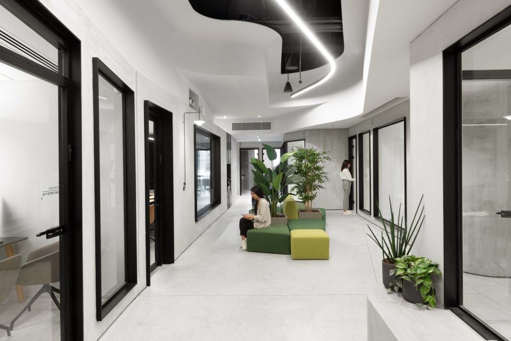 Kardan Real Estate & Elhar Engineering 共享办公室——奢华与原始的碰撞