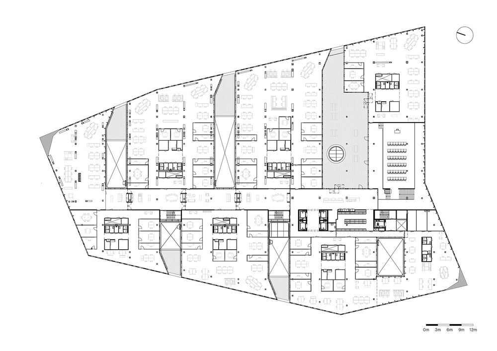 Mecanoo 打造 Delft 市政厅与火车站设计亮点解读