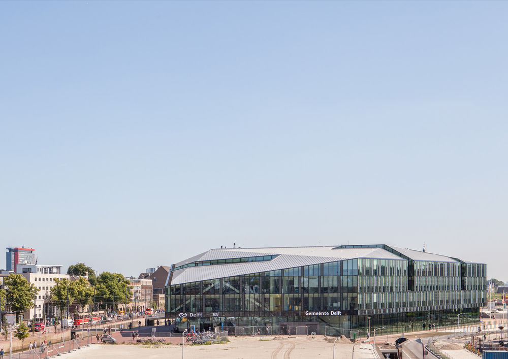 Mecanoo 打造 Delft 市政厅与火车站设计亮点解读