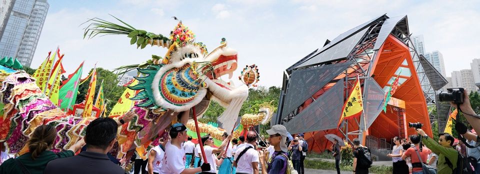 香港谭公庙街道文化广场 | 传统与现代的融合