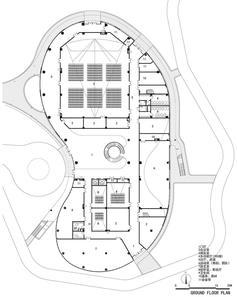 上海三林懿德社区文体中心 / 三益建筑设计有限公司