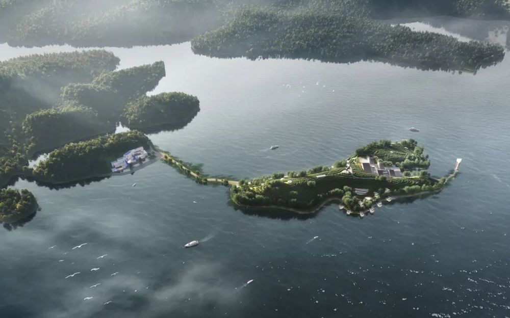 新赣派度假胜地——龙门岛规划建筑设计