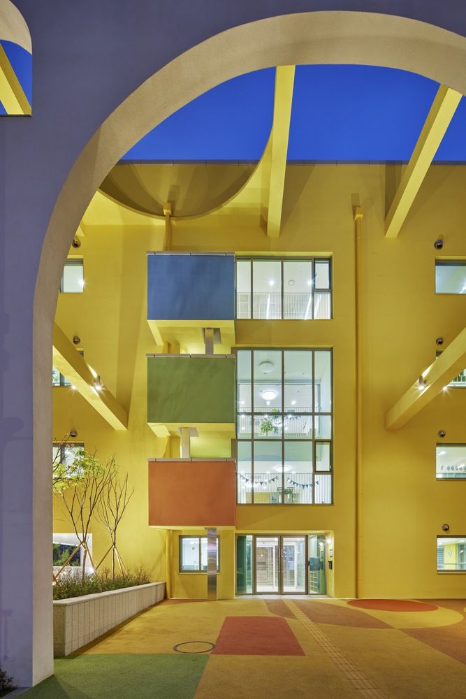 Songpa Wirye Kindergarten | 安全、有趣、具有社区特色的幼儿园设计