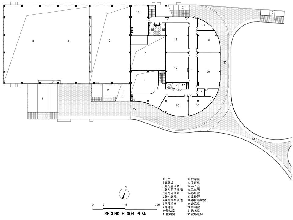 上海三林懿德社区文体中心 / 三益建筑设计有限公司
