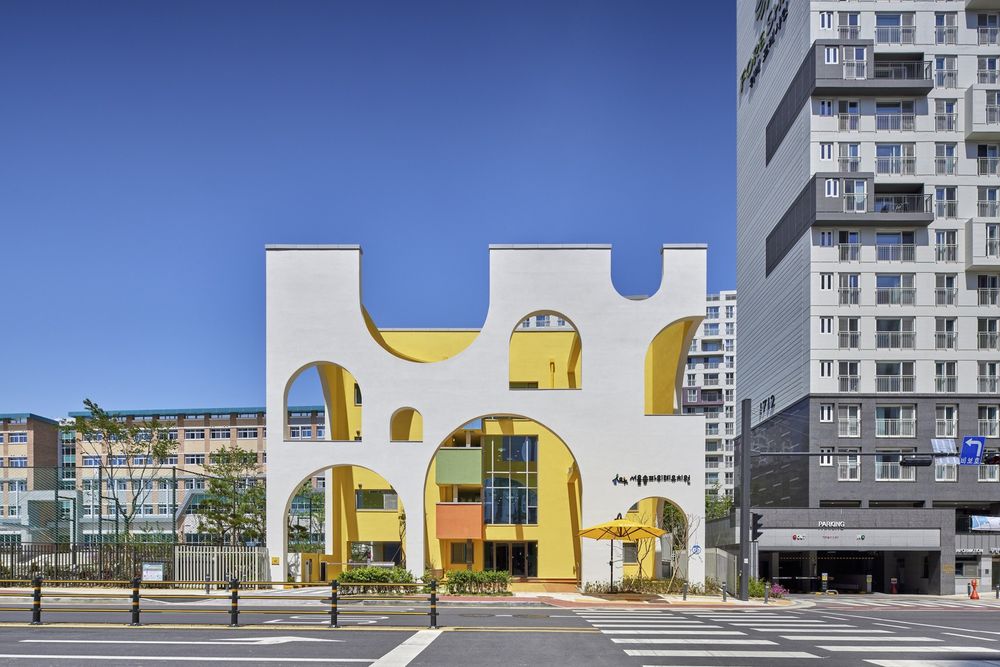 Songpa Wirye Kindergarten | 安全、有趣、具有社区特色的幼儿园设计
