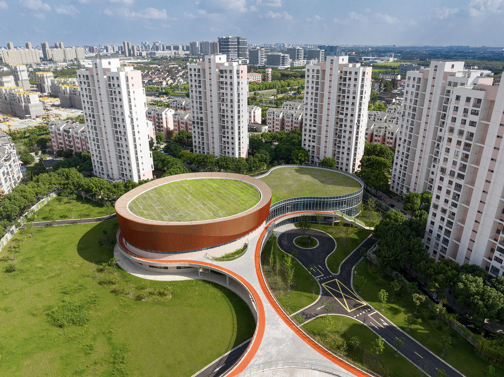 上海三林懿德社区文体中心 / 三益建筑设计有限公司