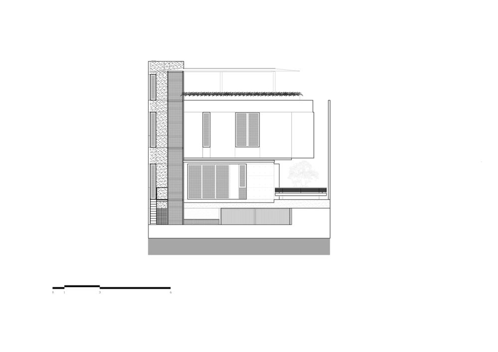 雅加达三层私密住宅，构建室内外一体空间