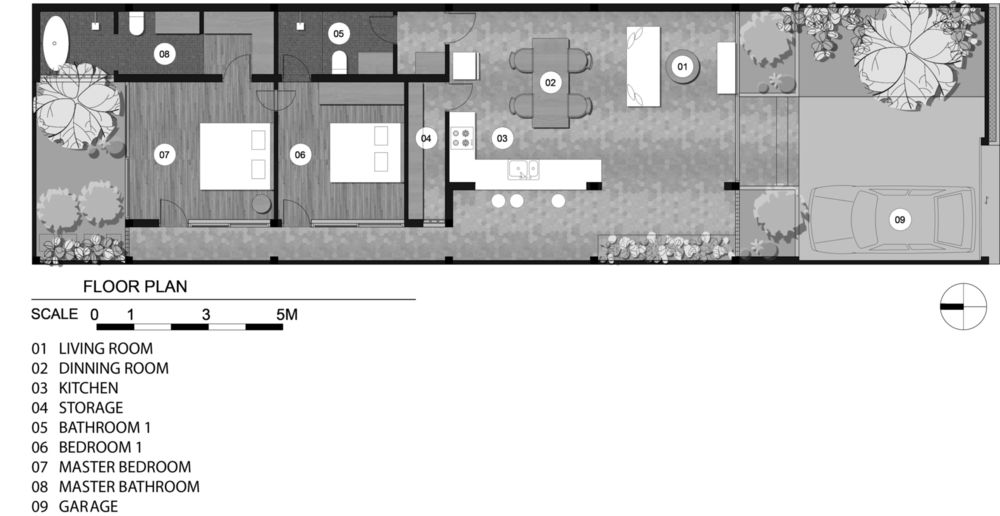越南胡志明市的绿色度假屋 | Lam House