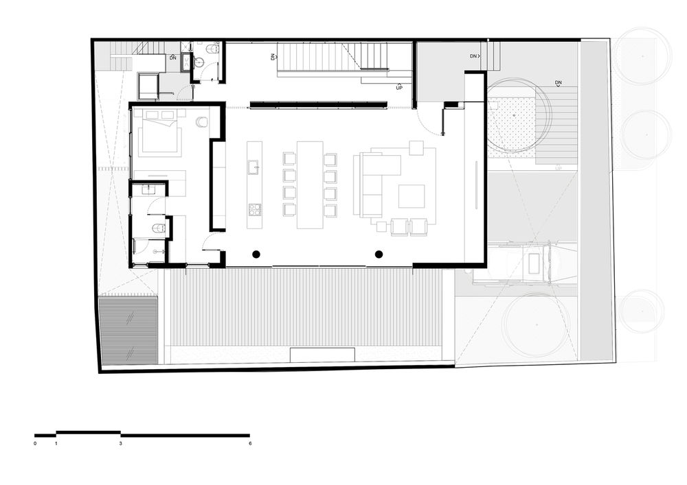 雅加达三层私密住宅，构建室内外一体空间