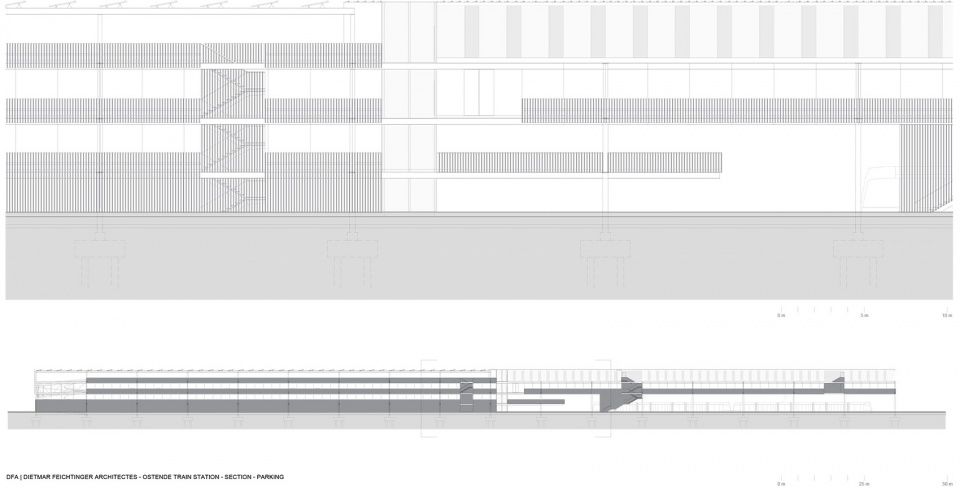 奥斯坦德车站，比利时 / Dietmar Feichtinger Architectes