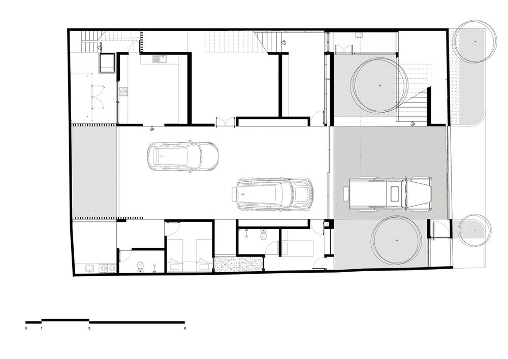 雅加达三层私密住宅，构建室内外一体空间