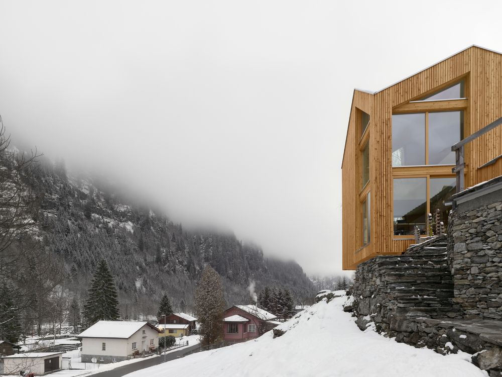 瑞士 Calanca 山谷的 SWISSHOUSE XXXV 别墅