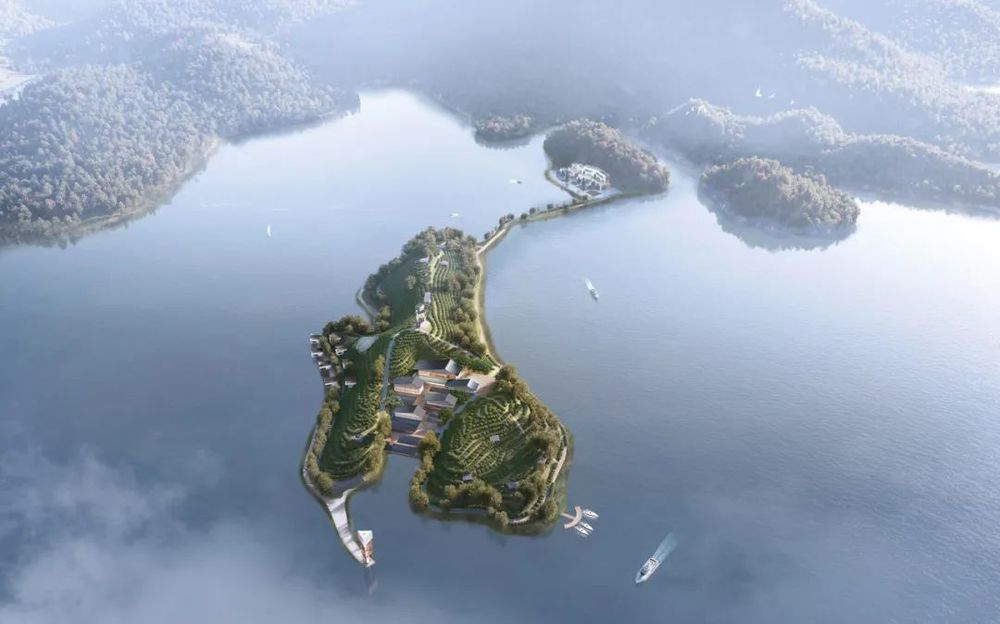 新赣派度假胜地——龙门岛规划建筑设计