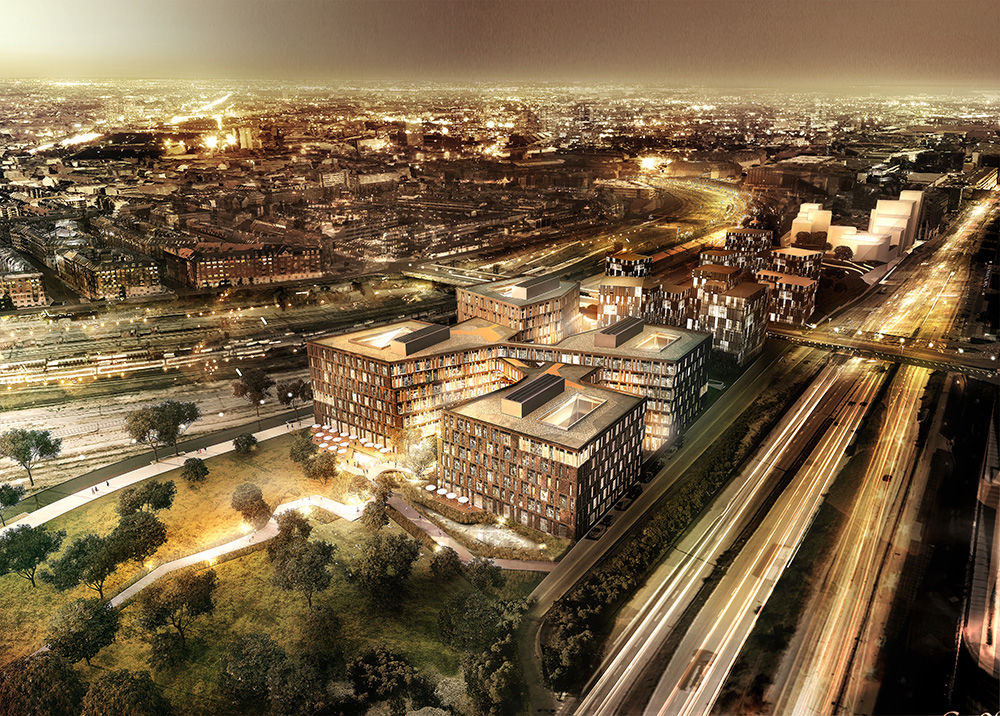 哥本哈根 Nexus Cph 办公大楼——绿色街道上的活力纽带