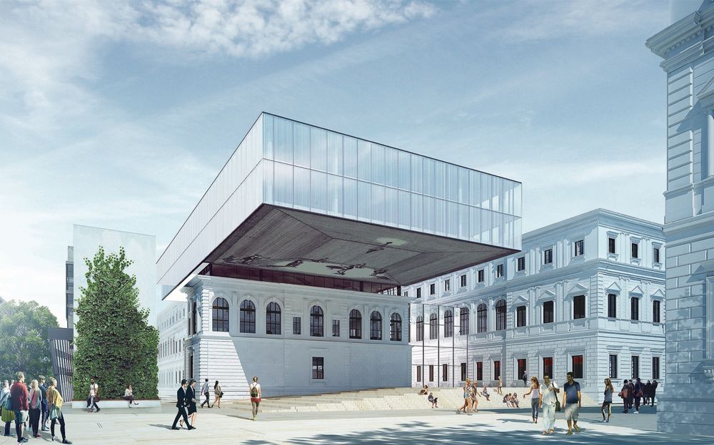 悬浮之阅 | 奥地利格拉茨大学图书馆扩建改造