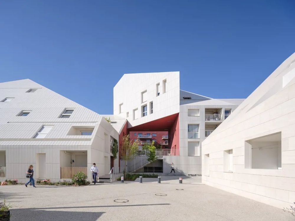 法国波尔多 Ilot Queyries 庭院住宅 | MVRDV 打造绿色宜居城市空间