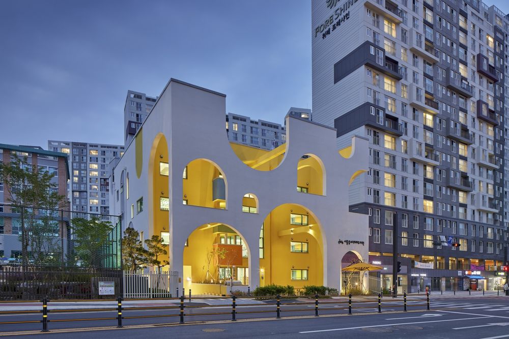 Songpa Wirye Kindergarten | 安全、有趣、具有社区特色的幼儿园设计