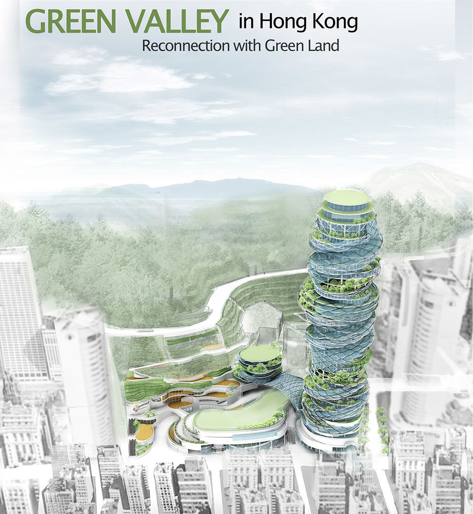 绿色峡谷 | 香港湾仔老区的生态建筑设计