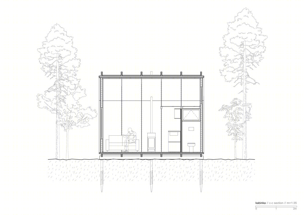 匈牙利简约环保小屋 Kabinka