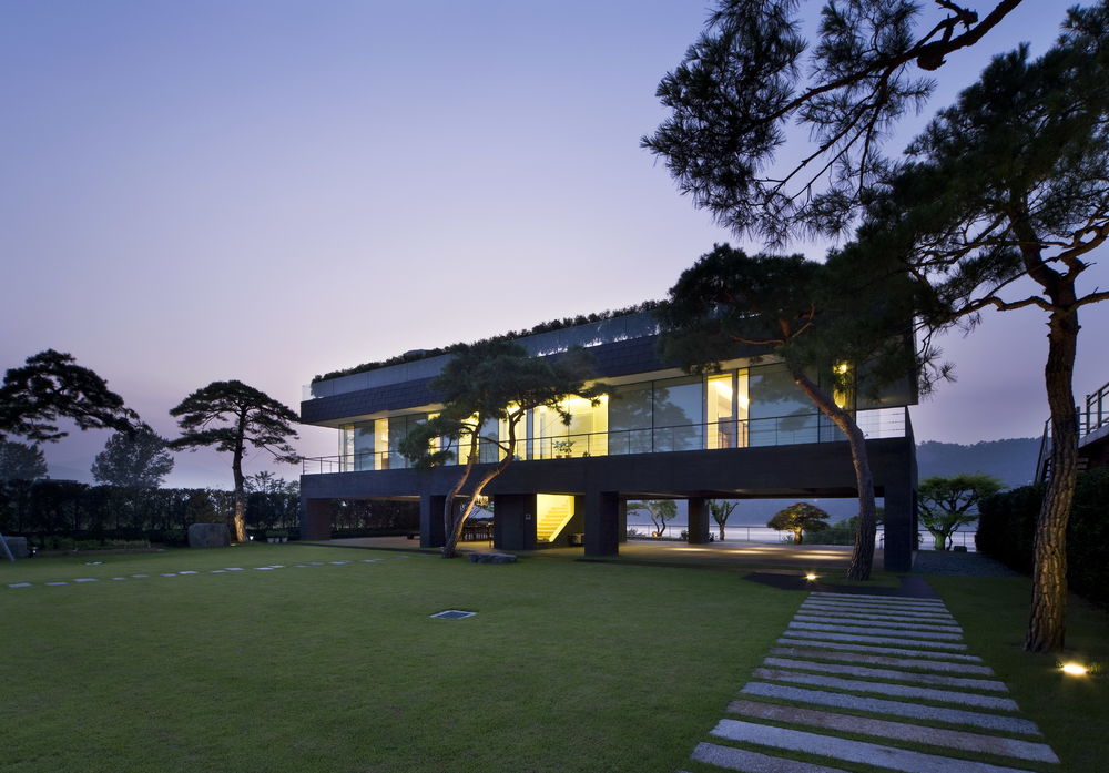 韩国 Floating House 别墅设计——河景与空间的完美融合