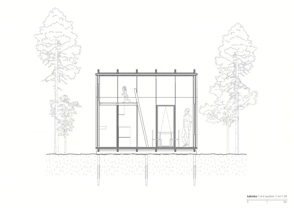 匈牙利简约环保小屋 Kabinka