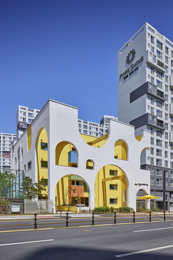 Songpa Wirye Kindergarten | 安全、有趣、具有社区特色的幼儿园设计