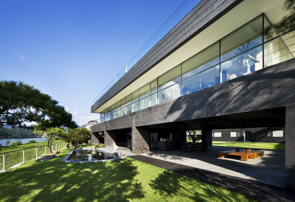 韩国 Floating House 别墅设计——河景与空间的完美融合