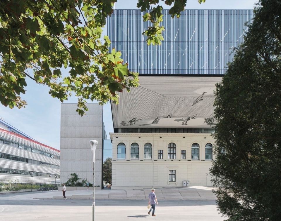 悬浮之阅 | 奥地利格拉茨大学图书馆扩建改造