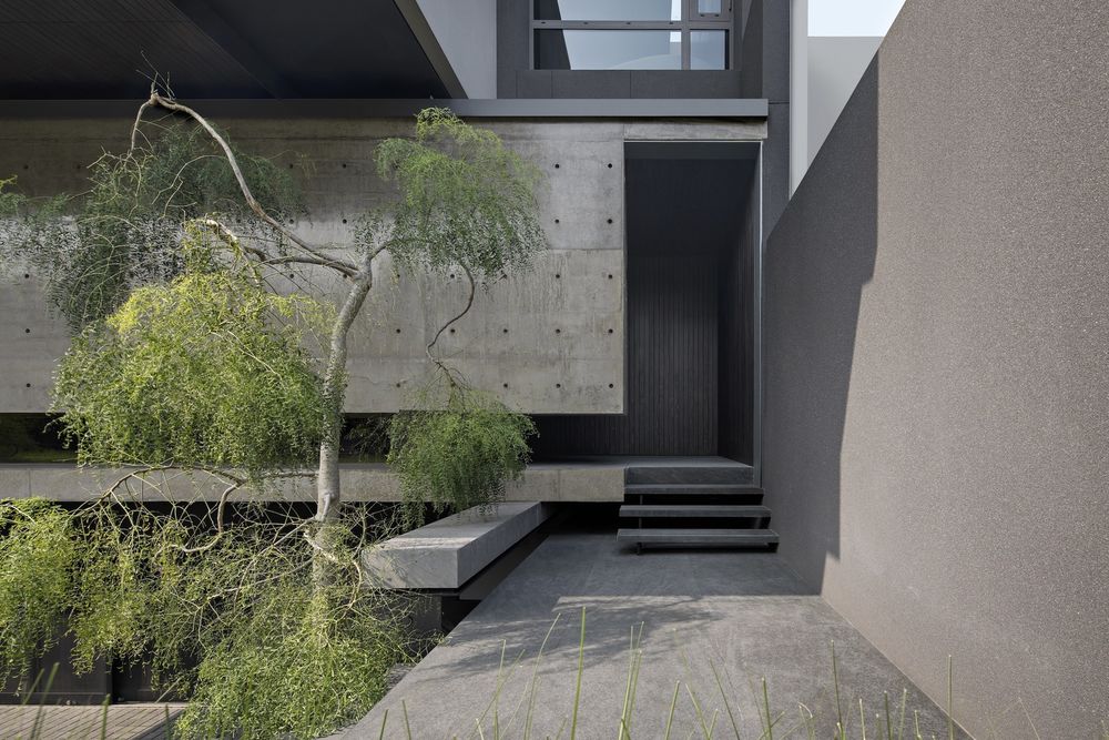 雅加达三层私密住宅，构建室内外一体空间