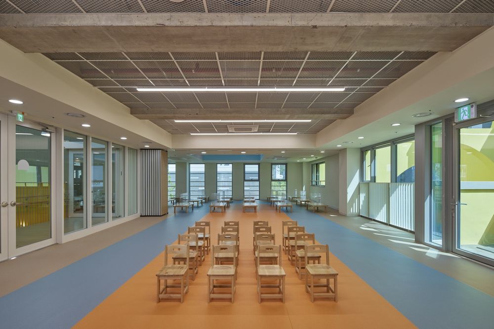Songpa Wirye Kindergarten | 安全、有趣、具有社区特色的幼儿园设计