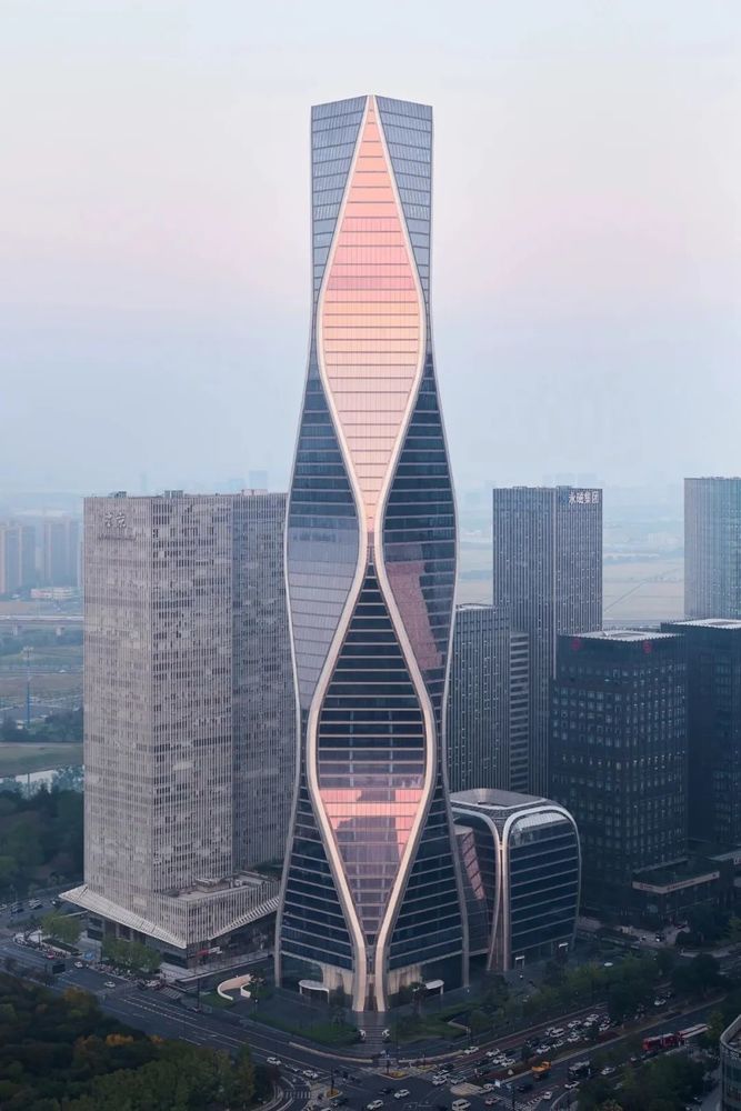 杭州望朝中心 | SOM打造流动型地标建筑
