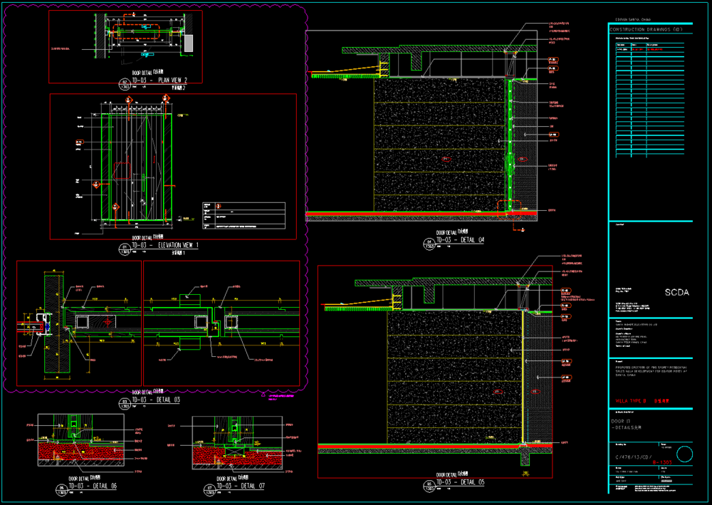 SCDA曾仕乾丨三亚艾迪逊A+B户型私人别墅样板间-SCDA设计丨建筑效果图+效果图+CAD施工图