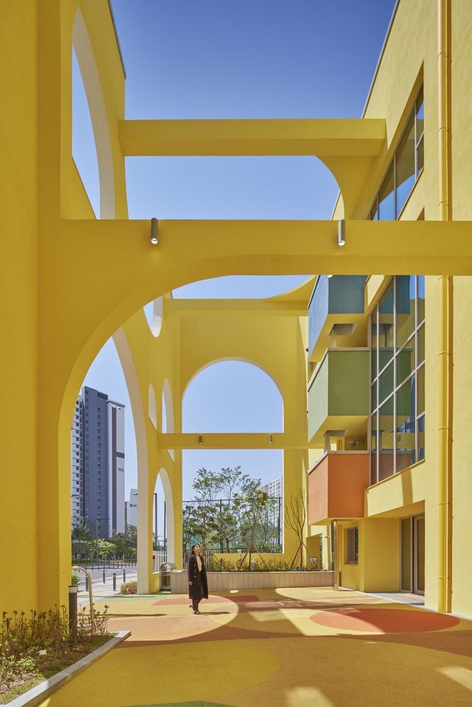 Songpa Wirye Kindergarten | 安全、有趣、具有社区特色的幼儿园设计