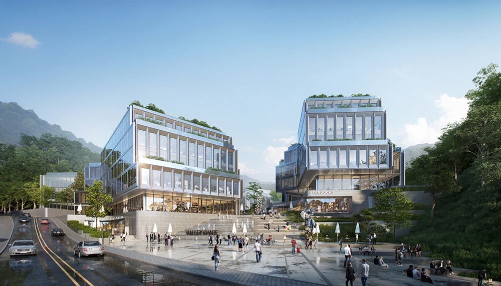 中标在建方案｜Y型山谷聚落｜杭州西投凤凰谷文创总部园区｜孟凡浩-line+建筑事务所