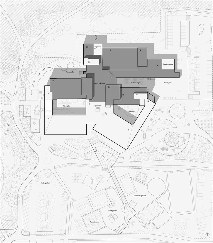 芬兰 Sipoonlahti 学校扩建 | 学习村式的自主学习环境