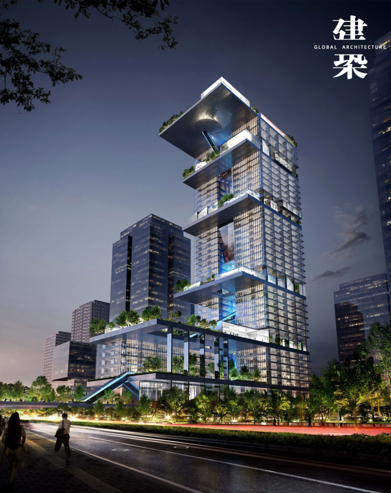 让·努维尔“腾讯广州总部大厦”即将建成，酷似火箭发射台