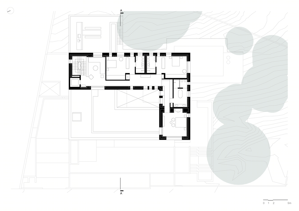 依地势而建的约旦 H Saket House