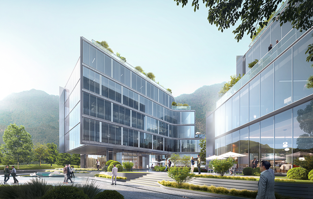 中标在建方案｜Y型山谷聚落｜杭州西投凤凰谷文创总部园区｜孟凡浩-line+建筑事务所