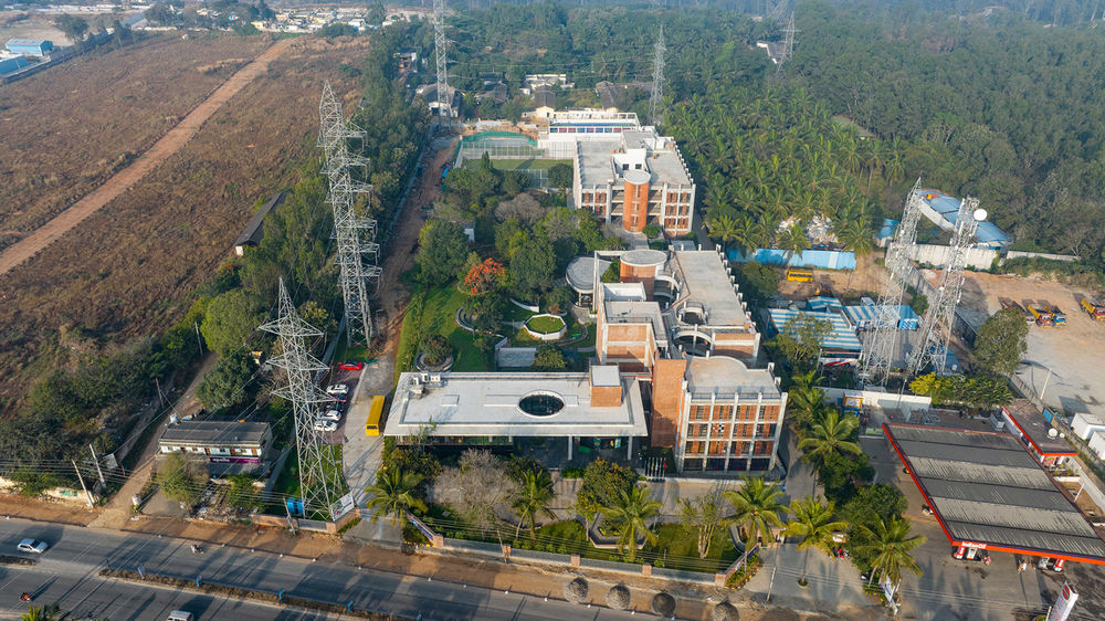班加罗尔管理学院 | 自然与建筑的有机对话
