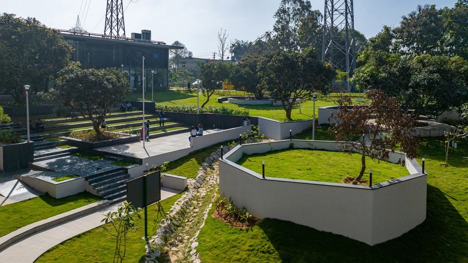班加罗尔管理学院 | 自然与建筑的有机对话