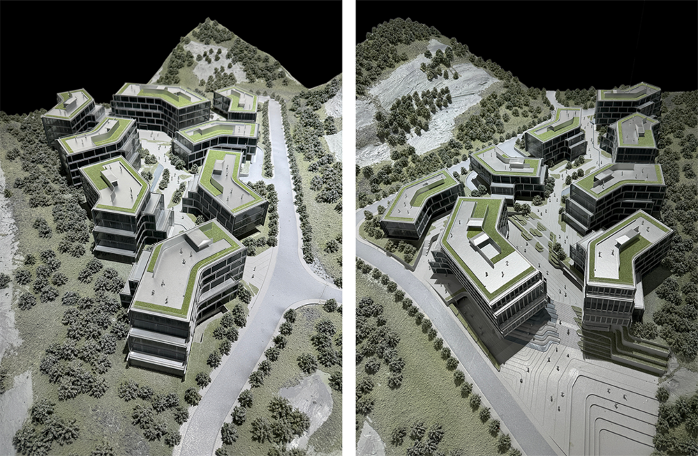 中标在建方案｜Y型山谷聚落｜杭州西投凤凰谷文创总部园区｜孟凡浩-line+建筑事务所