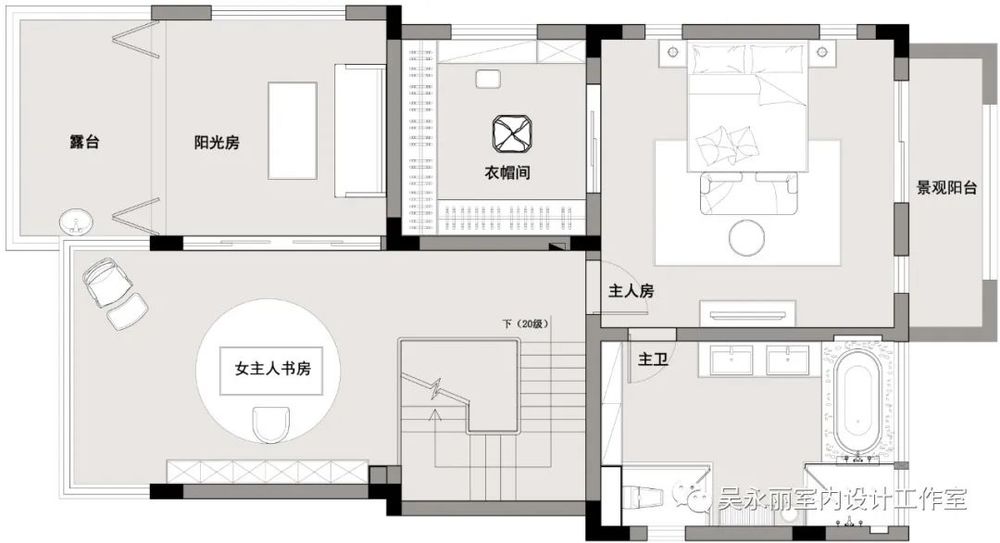 惠州御湾雅墅新中式轻奢风设计